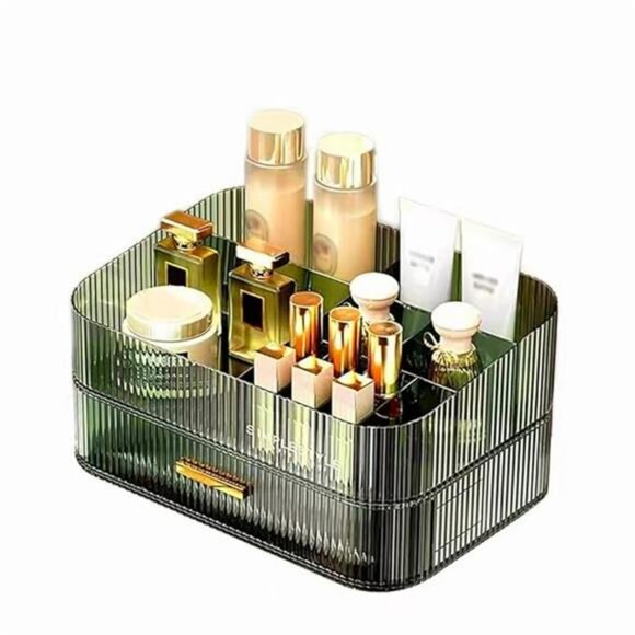 Makeup Organizer Stackable Drawers Skincare Vanity Storage Box for Counter - Picture 7 of 7